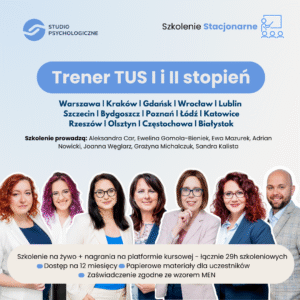 Szkolenie Trener TUS I i II stopień stacjonarnie