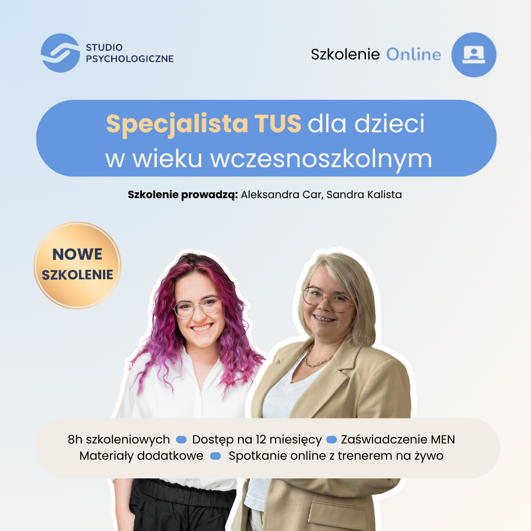 Specjalista TUS dla dzieci w wieku wczesnoszkolnym